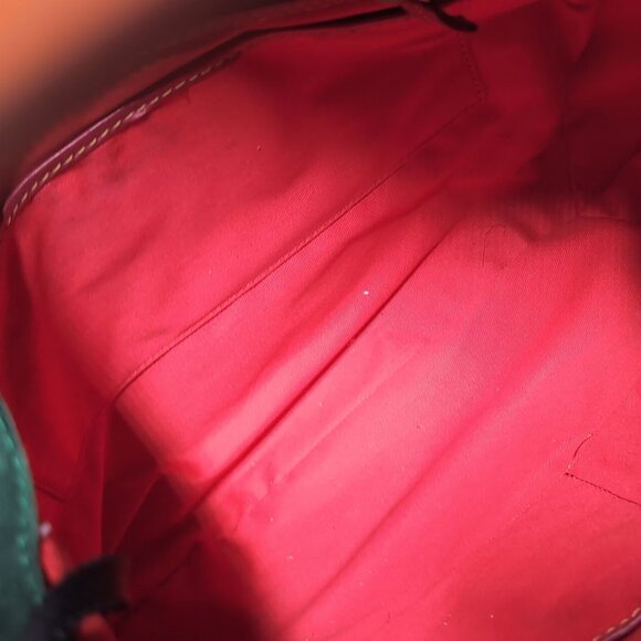 Dooney & Bourke Florentine Handbag Red Leather The 'Twist Strap Hobo' - Picture 7 of 12